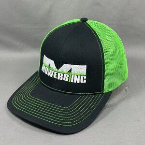 Mowers Inc Hustler Snapback Hat Black OC Outdoor Workwear Trucker Bradenton Mens